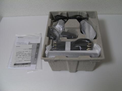 付属品は説明書と...