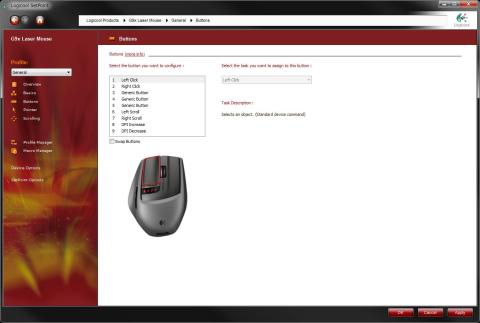 各ボタンにキーボードやショートカットを割り当て出来ます。