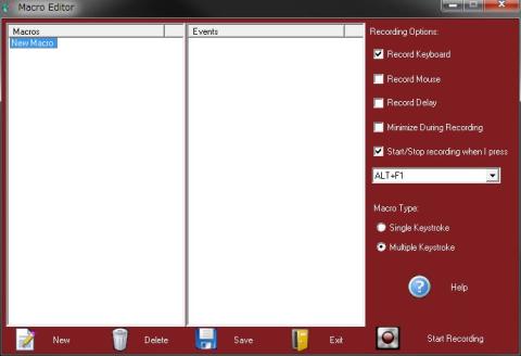 マクロコマンドの登録も可能です。
