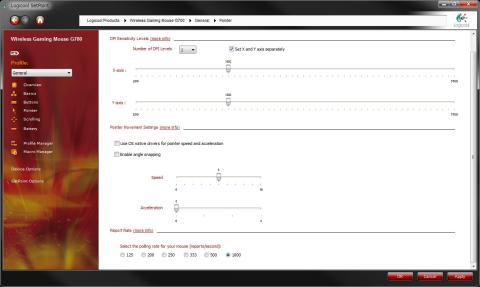 DPIはG9xと同様、200~5,700dpiまで設定可能。