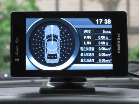 <待受画面 : 加速度>