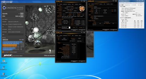 CIBNEBENCH4.6GHzをM6Gよりも低い電圧で完走