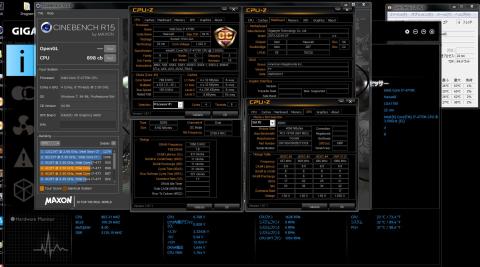 CINEBENCH実行直後