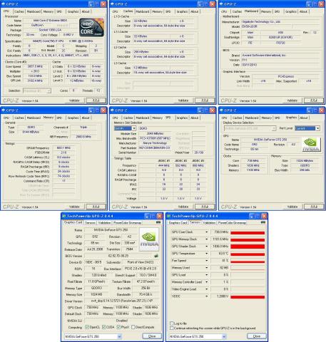 図4:メインPCのCPU-ZとGPU-Z