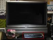 図2 22インチ液晶テレビとの撮影