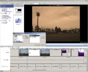 画像1:Windowsムービーメーカーによるビデオ特殊効果:セピア調