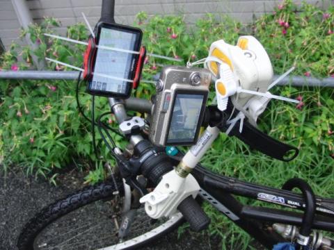 画像1:自転車用撮影キット