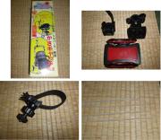 画像2: 左上 A)かさキャッチ 右上 B)スマートフォンホルダー 左下 C)デジカメスタンド 右下 D)結束バンド