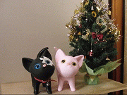 画像1:サンタとトナカイ