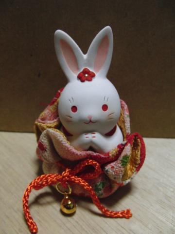 写真2:招福うさぎ 全体像