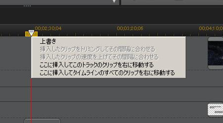 図5 挿入時に選択できるメニュー