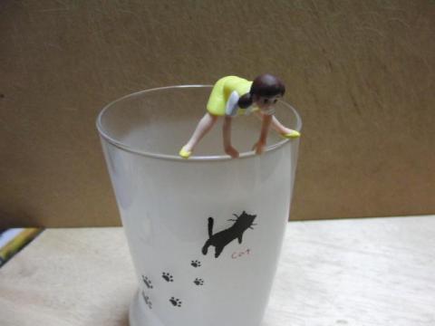 写真4:バランスフチ子さん装着♪