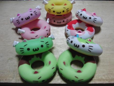 写真1 10体のねこドーナツ