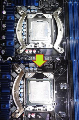 CPUカバーオープン