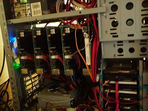 内部配線は、ほぼ完了