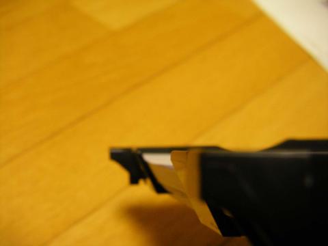 当然、給紙部分も斜めになっています。写真ではわかりづらいですが・・・。