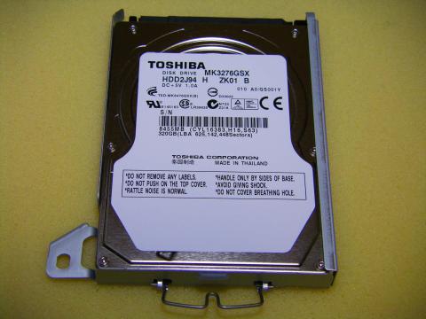 内蔵されていたのは「TOSHIOBA MK3276GSX」でした