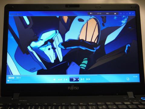 もちろんBDソフトの再生も可能。