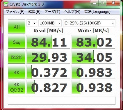 東芝ノートHDD