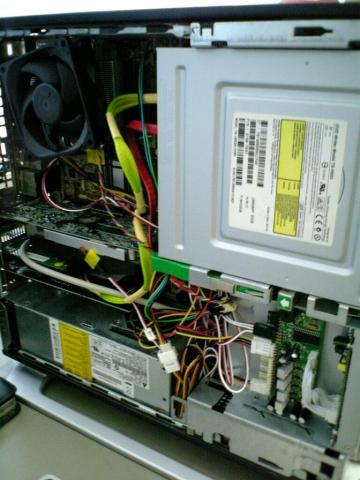 パソコン内部の様子
