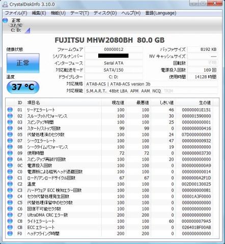 換装前HDD2