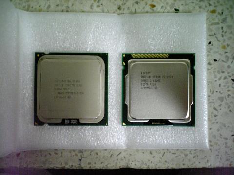 左がQ9650、右がE3-1290