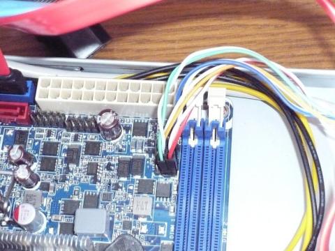 フロントパネル配線