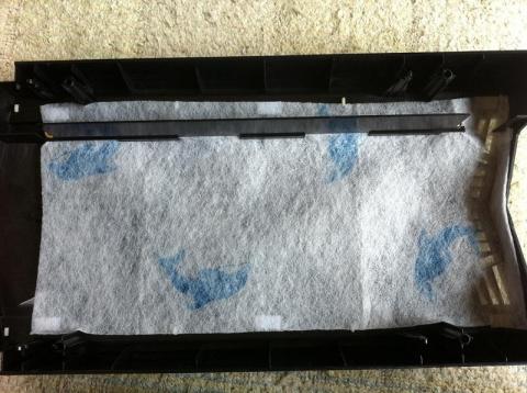 上部カバー裏面