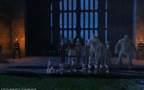 まだ開放されていないエリアへの門