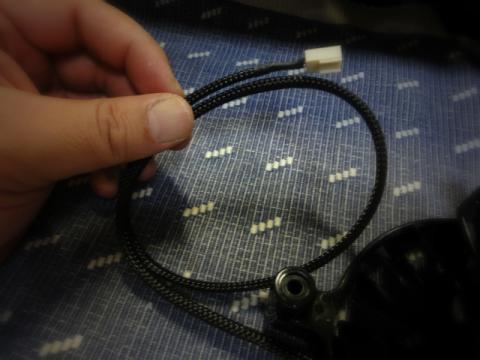 とりあえずケーブルをスリーブ化