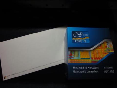 インテル® Core™ i5-3570Kとジグソープレミアムレビューの選出結果と・・・のお手紙