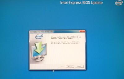 BIOSアップデート時の画面