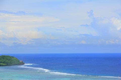 今日のタモン湾