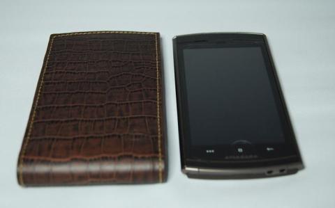 レザーケースと本体