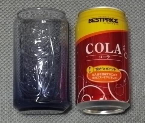 他社のコーラ(笑)と比較