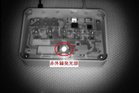 赤外線透視画像