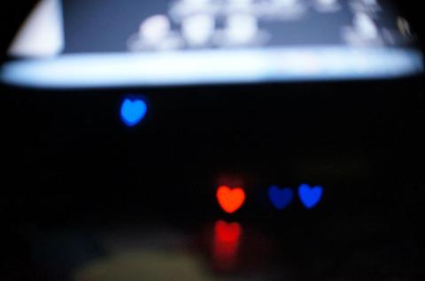 ディスプレイライト(ハート型w)