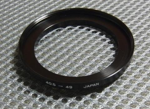 ステップアップリング(40.5→49mm)