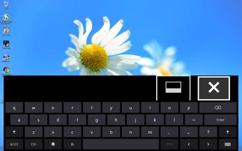 タッチキーボード