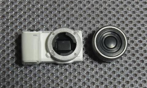 レンズ部取外し