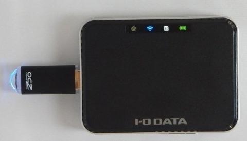 USBメモリと接続