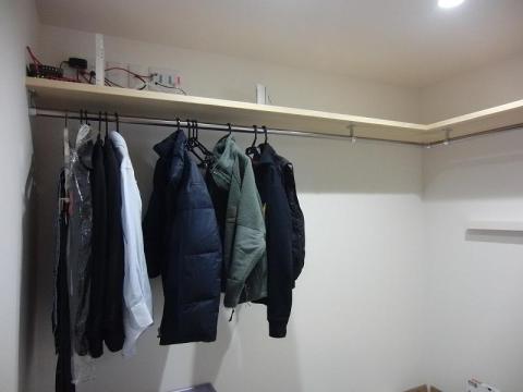 ウォークインクローゼット(サーバルーム予定w)