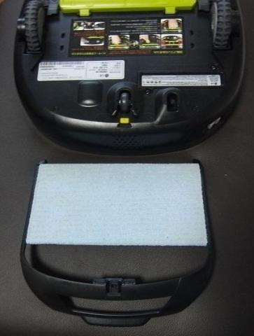 拭き取りクロス取り外し