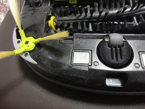 本体に付着した塵