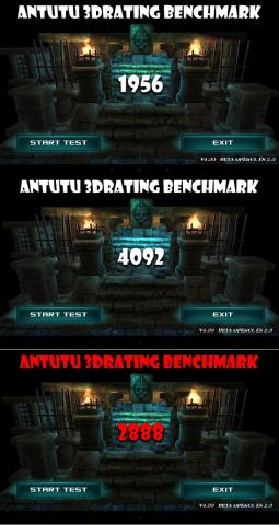 上から、CLIDE10、Nexus7(2013)、Nexus7(2012)