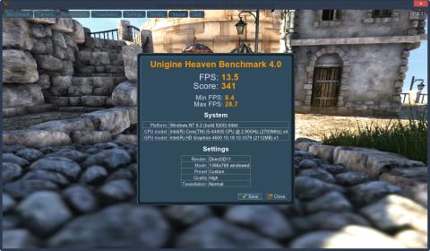 Heven ベンチ結果01