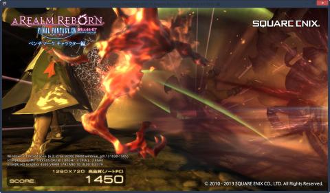 FF14ベンチ HD4600結果