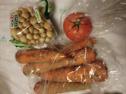 届いた野菜1