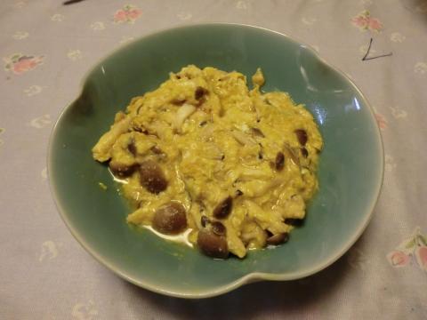 しめじと卵の中華炒め