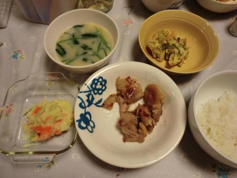 今日の夕御飯!